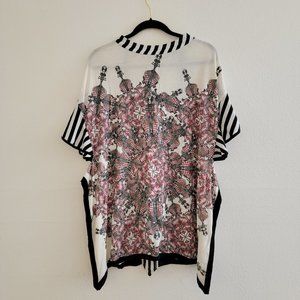 Nuvula - Unique Printed Knit Top - Size M Medium